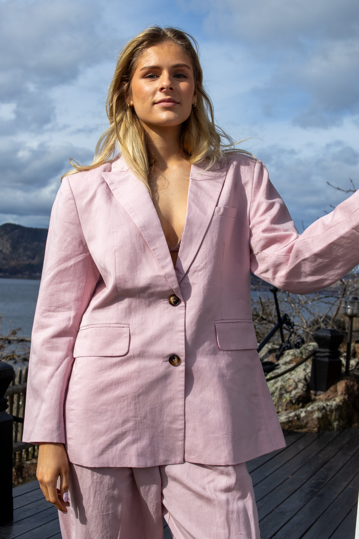 The Kid Linen - Pink - Blazer - Helt Dilla AS