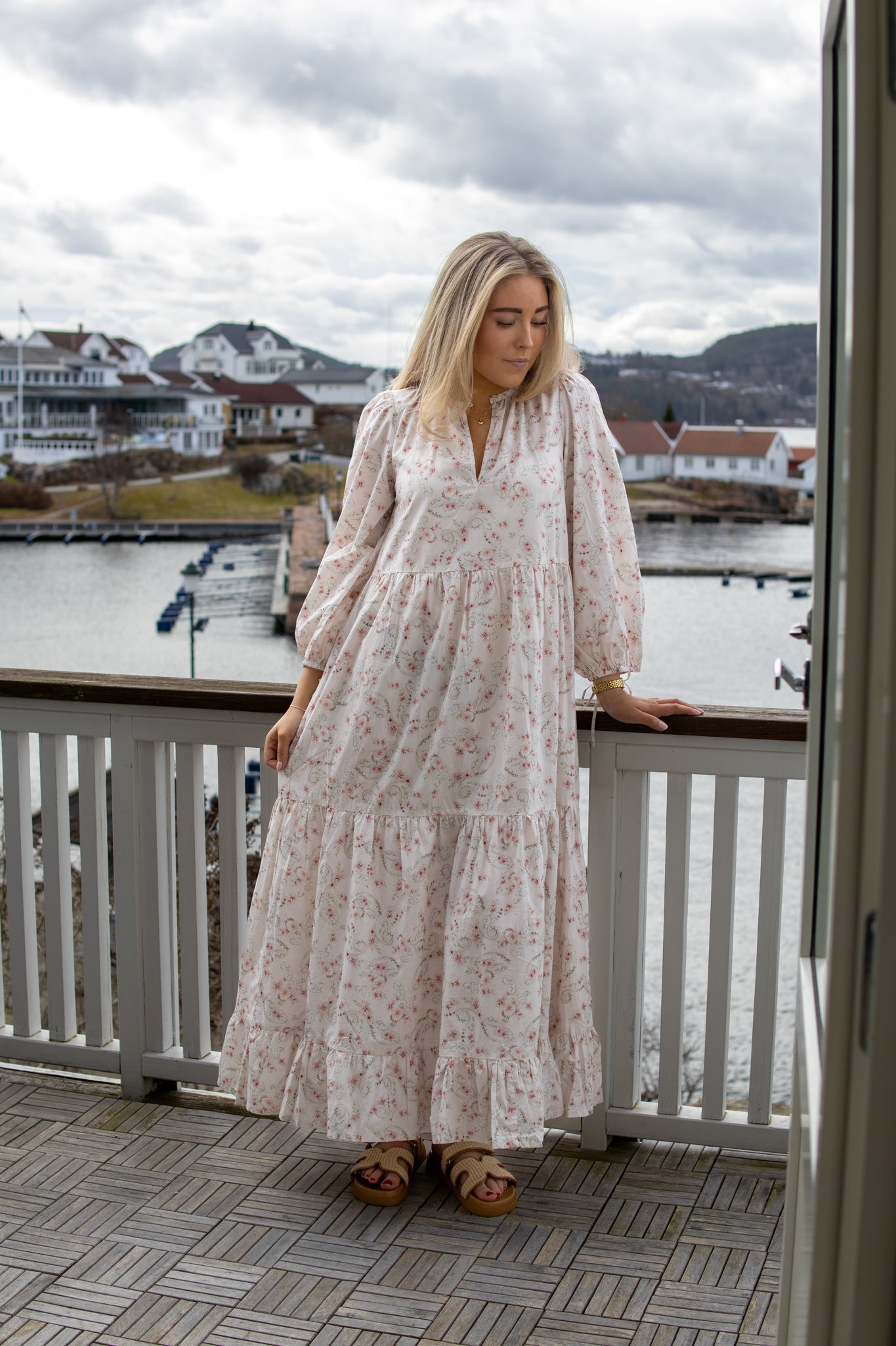Muse Flower Dress - Dus Rosa - Kjoler - Helt Dilla AS