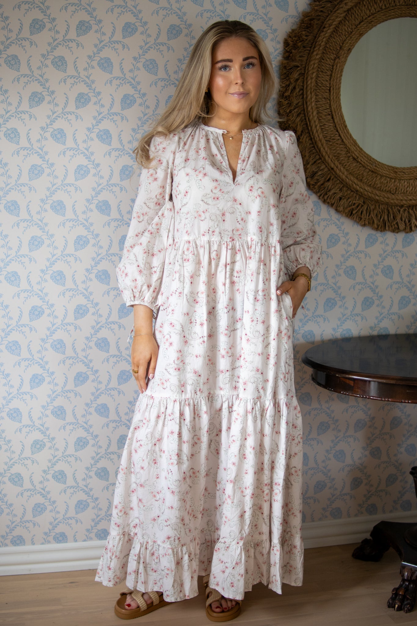 Muse Flower Dress - Dus Rosa - Kjoler - Helt Dilla AS