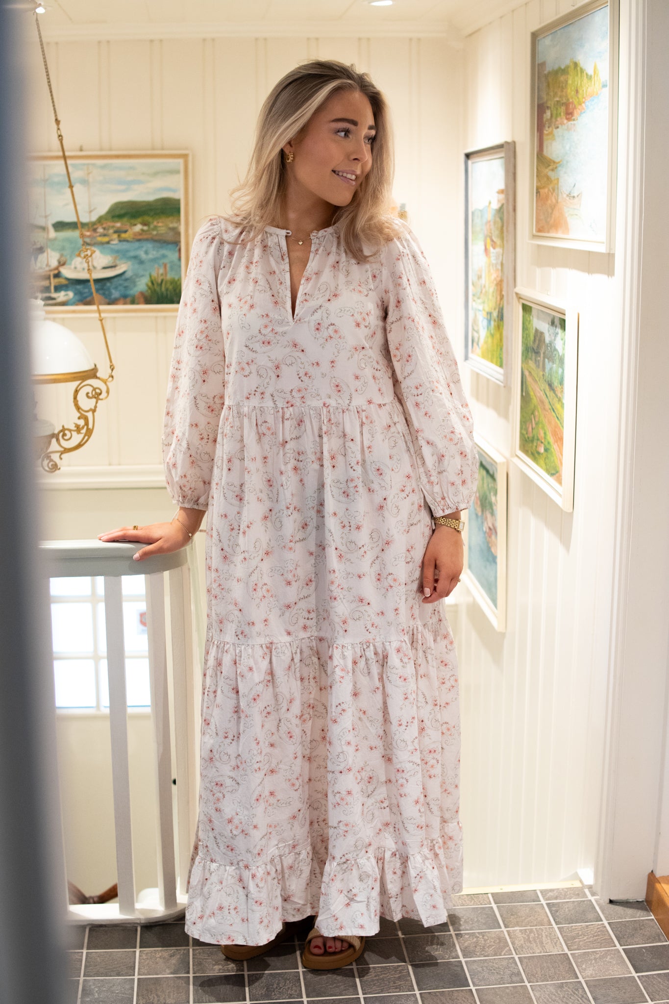 Muse Flower Dress - Dus Rosa - Kjoler - Helt Dilla AS
