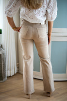 Miss Bon Jeans - Beige Sailor Front - Bukser - Helt Dilla AS