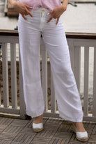 Culotte Linen - White - linbukse - Helt Dilla AS