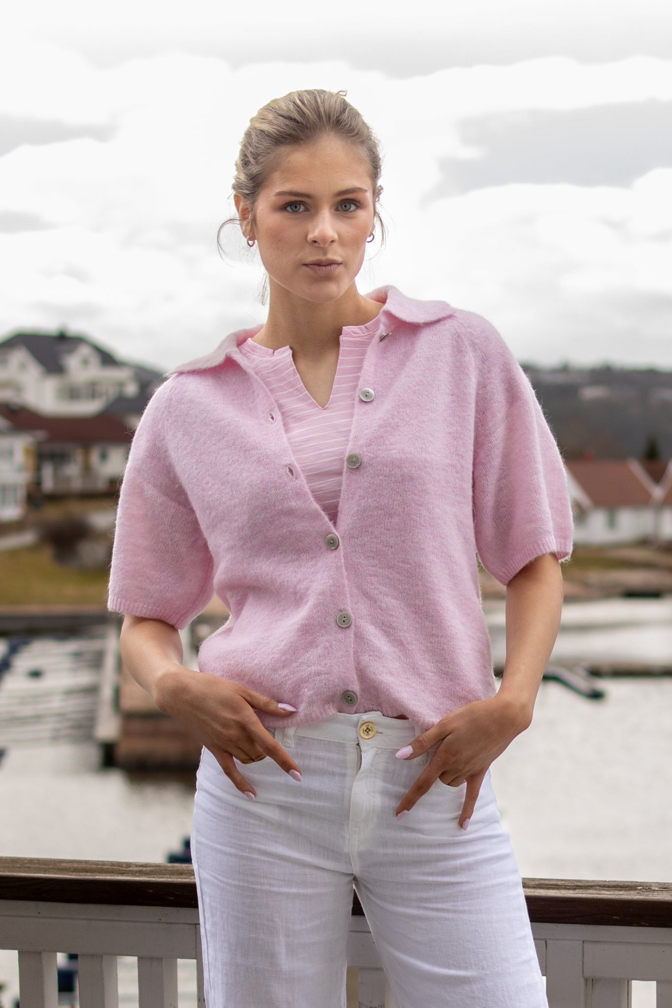 Dura Knit Cardigan - Ballerina Melange - Cardigans - Helt Dilla AS