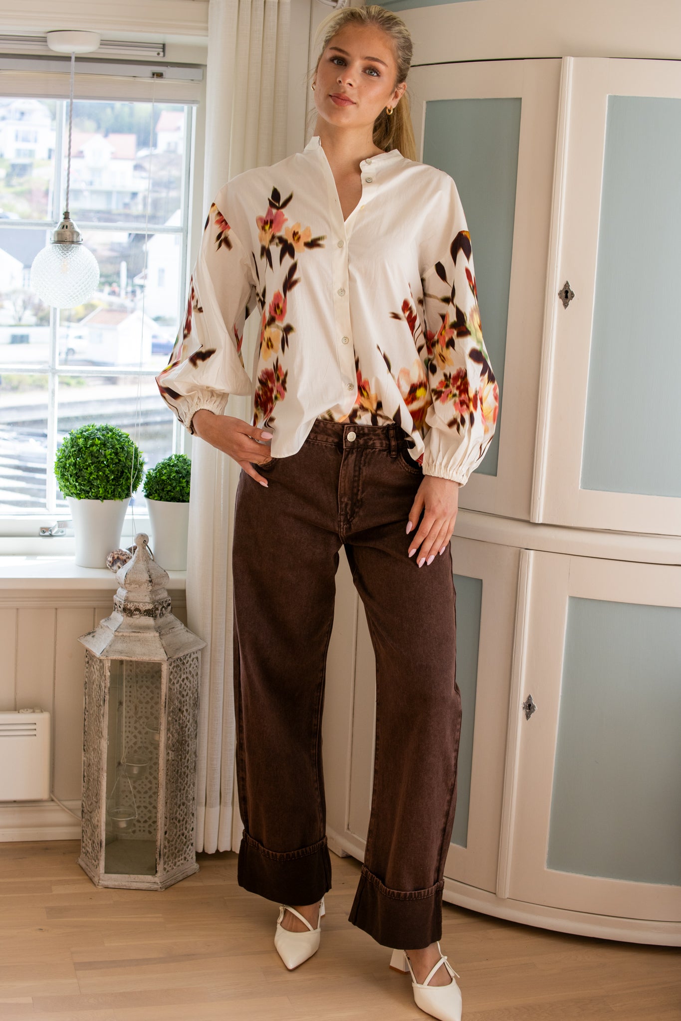 BAGGY TROUSERS - Brown - Bukser - Helt Dilla AS