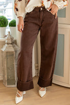 BAGGY TROUSERS - Brown - Bukser - Helt Dilla AS