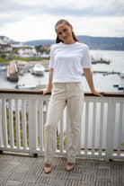 Jani Denim Stripe - Pebble - Jeans - Helt Dilla AS