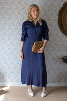 Scarlett Solid Dress - Dark Blue - Kjoler - Helt Dilla AS
