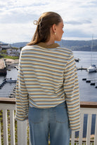 Pologenser Ivy-stix LS Polo - blue stripes - Genser - Helt Dilla AS