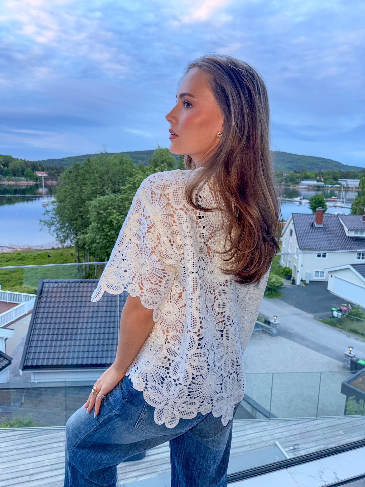 CM Vilja Blouse - Jet Stream - Topp - Helt Dilla AS