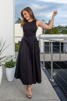 CM Poppi Open-Back Dress - Black - Kjoler - Helt Dilla AS