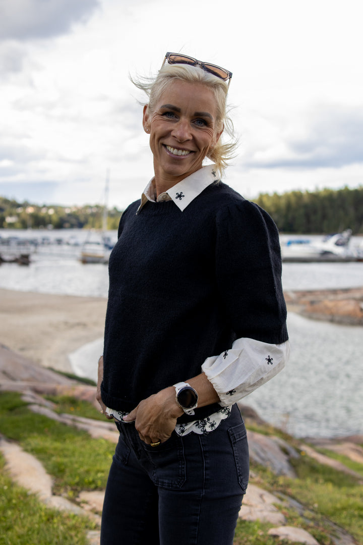 Anne Knit Pullover - Black - Genser - Helt Dilla AS