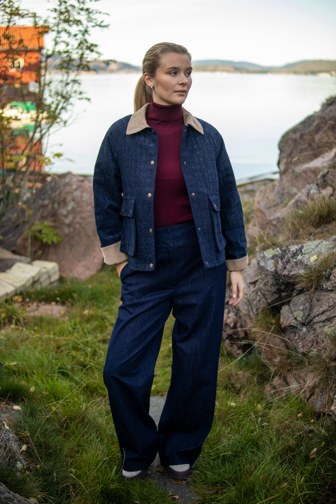 Bussy Denim Pant - Dark Blue Denim - Jeans - Helt Dilla AS