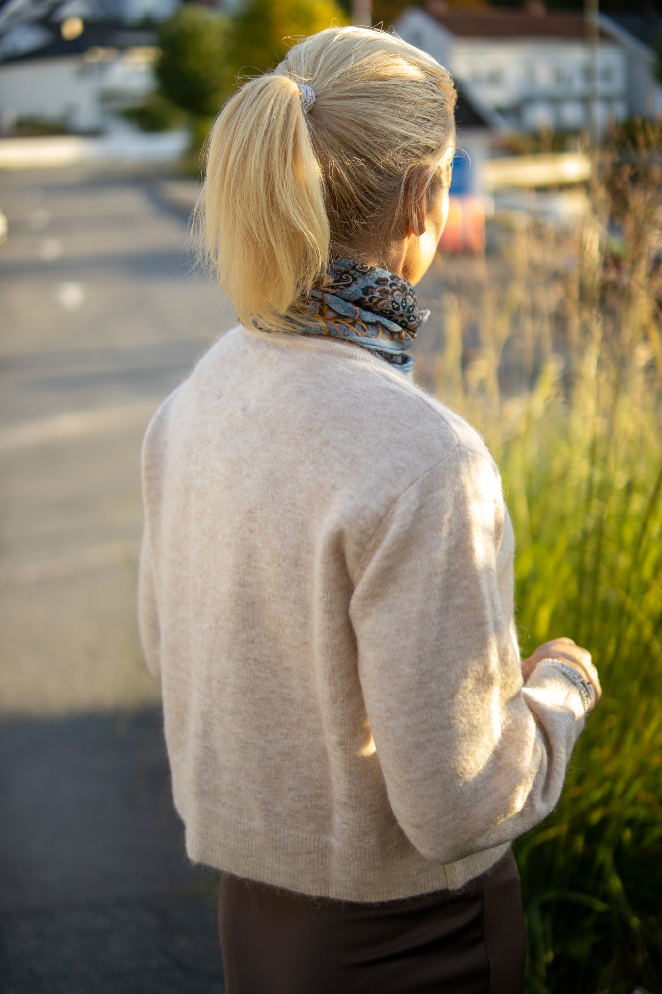Ninell cardigan - Tiger´s eye melange - Cardigans - Helt Dilla AS