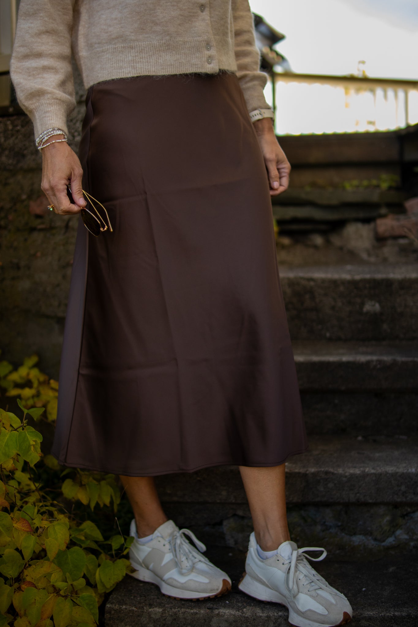 Pella hw Midi Skirt - Choccolate Brown - Skjørt - Helt Dilla AS