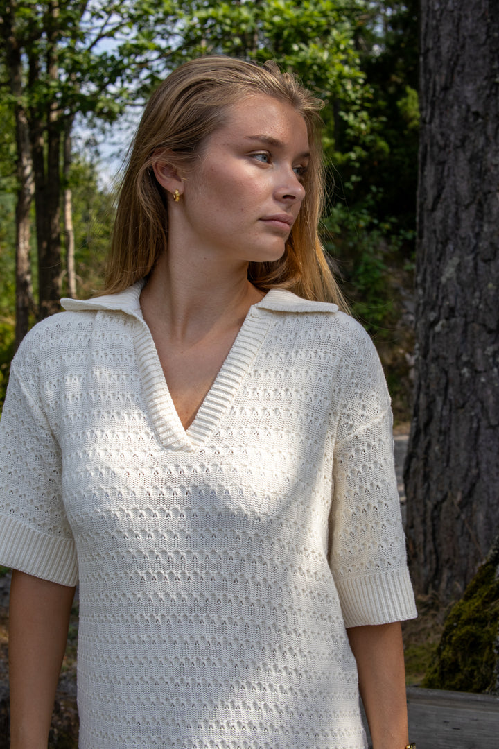 Yas Cibyl 2/4 Long Knit Dress - Birch - Kjoler - Helt Dilla AS