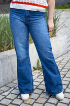 Ninette jackson - distressed double stone - Jeans - Helt Dilla AS