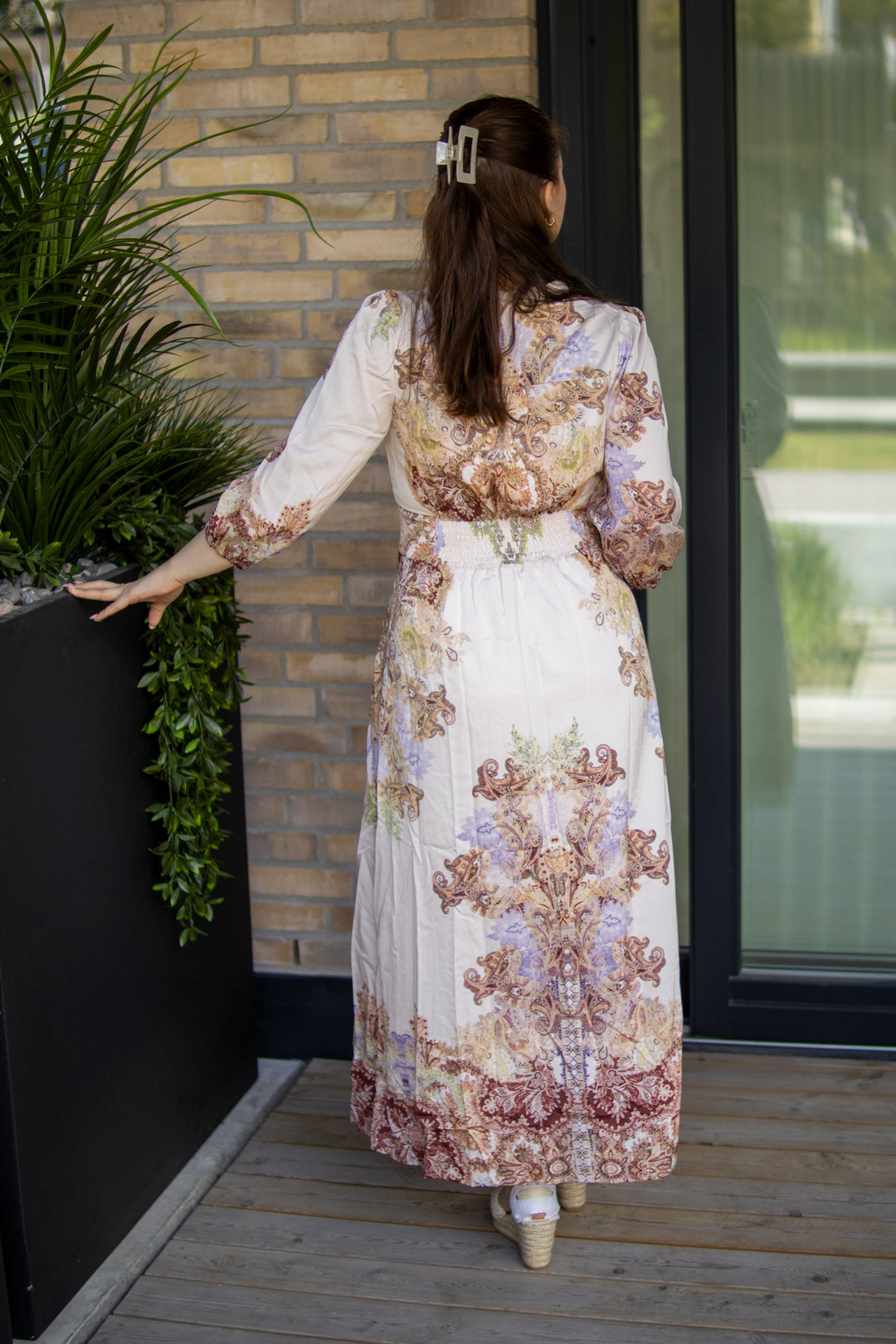 Stellar Artist Paisley Dress - Ivory