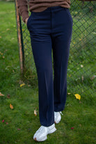 Veta Adian Bootcut pant - Marine Blue - Bukser - Helt Dilla AS