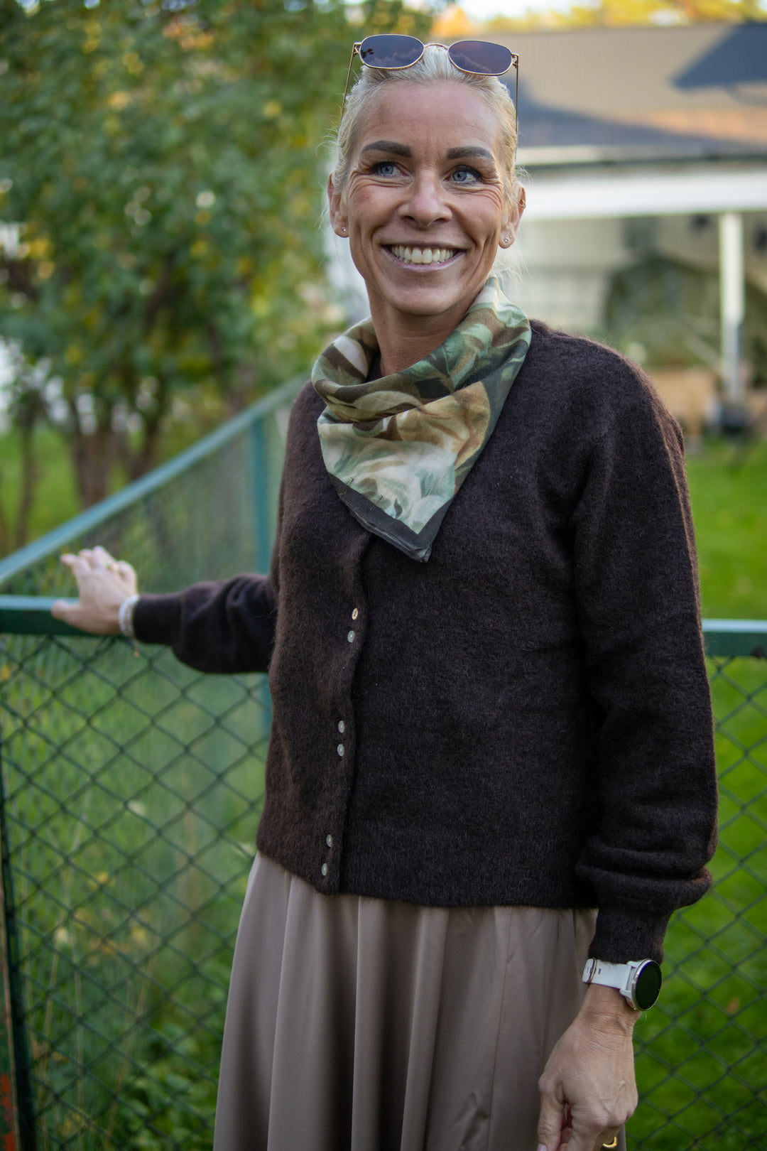 Ninell cardigan - Granache melange - Cardigans - Helt Dilla AS