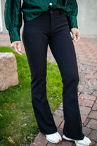 Silvia Suple Roble Wool Dressbukse - Svart - Bukser - Helt Dilla AS