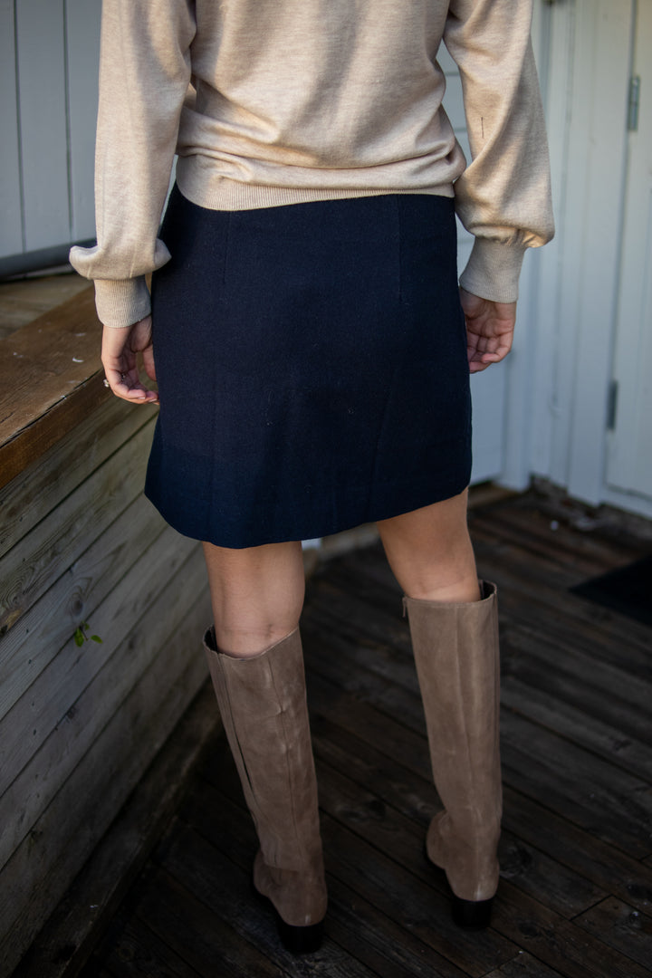 Julissa Skirt - Dark Navy - Skjørt - Helt Dilla AS