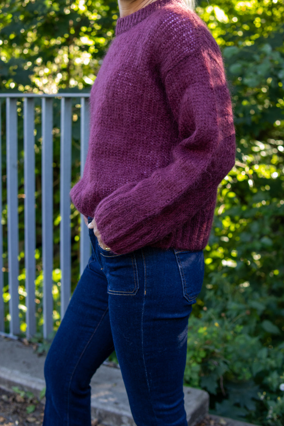 Sille pullover - Tawny Port - Genser - Helt Dilla AS