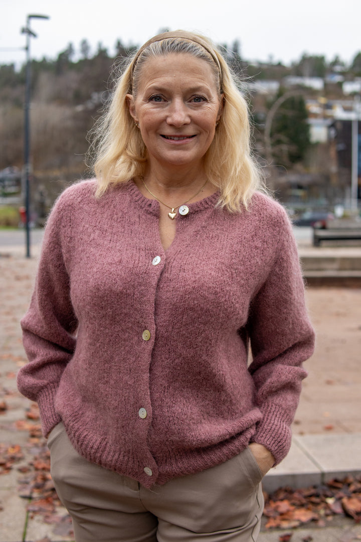 Ida Cardigan - dusty rose
