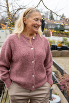Ida Cardigan - dusty rose - Cardigans - Helt Dilla AS