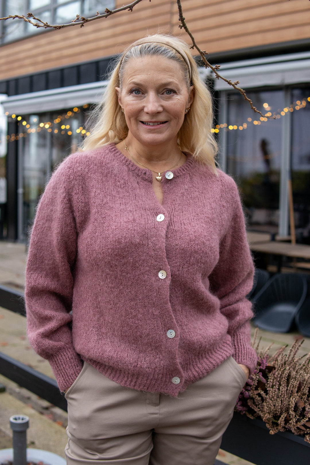 Ida Cardigan - dusty rose