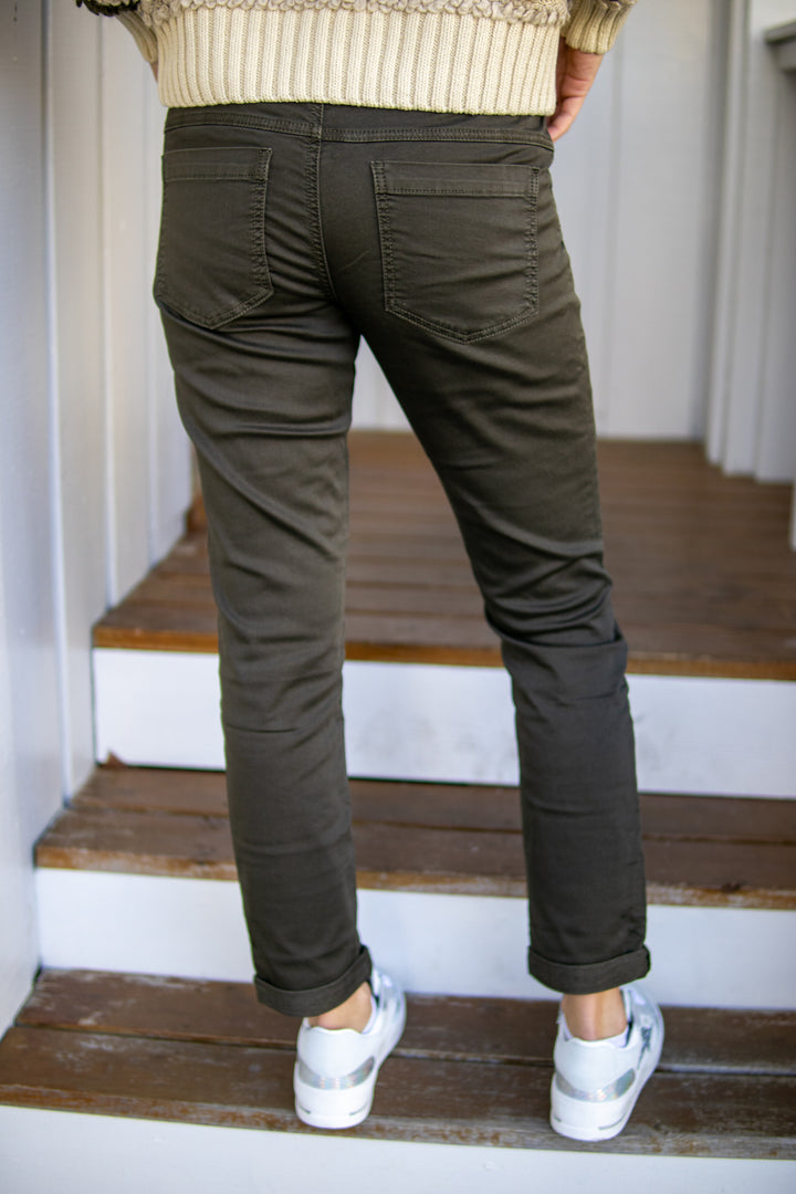 Relax Jog Colour - Dark Green - Bukser - Helt Dilla AS