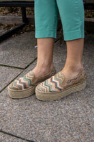 LILLY1ET - BEIGE mønster - Sko - Helt Dilla AS