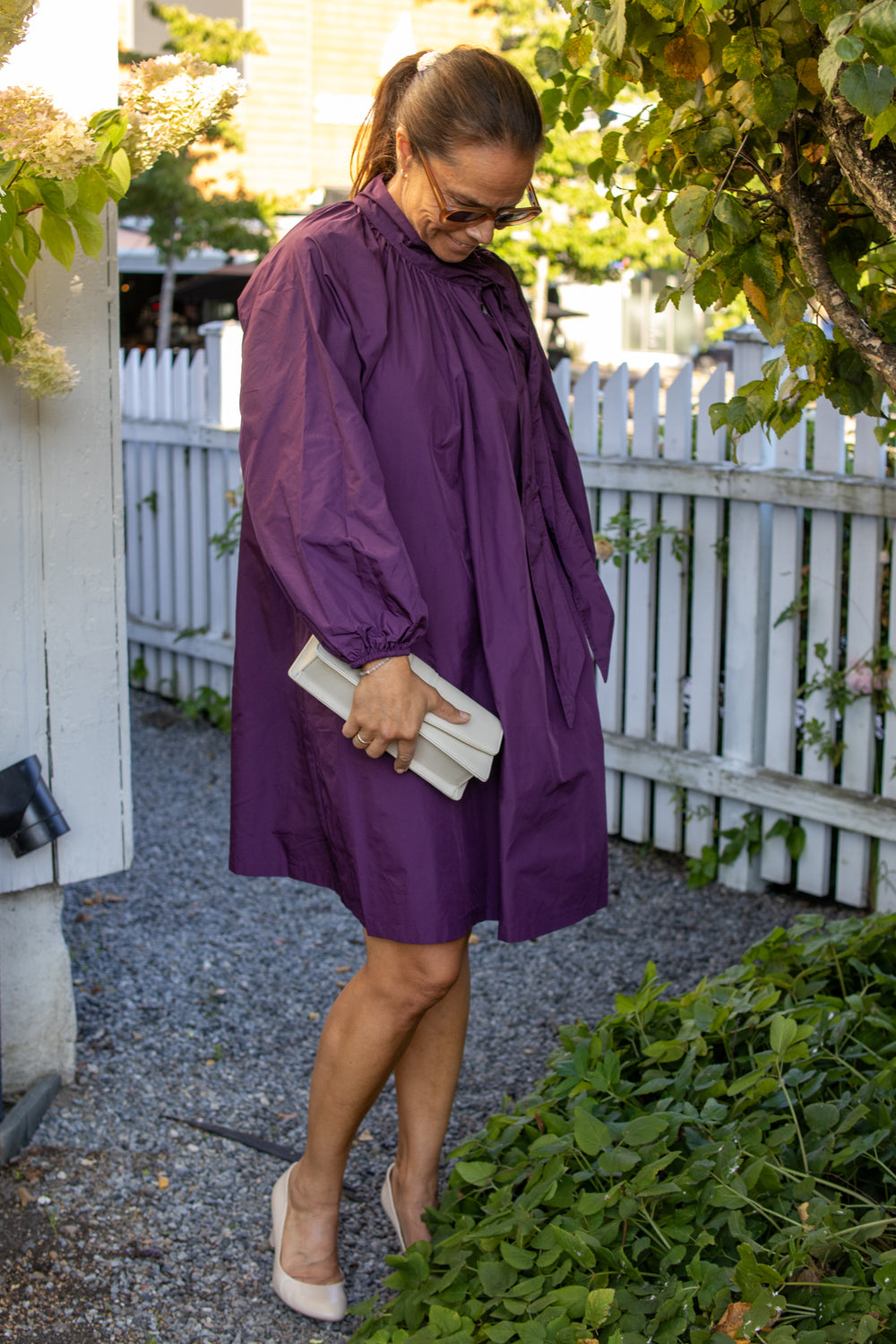 Dress Taft Light - Plomme - Kjoler - Helt Dilla AS