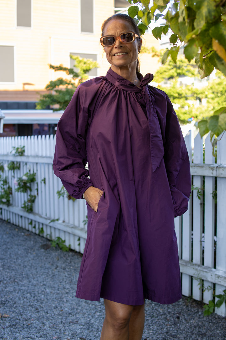 Dress Taft Light - Plomme - Kjoler - Helt Dilla AS