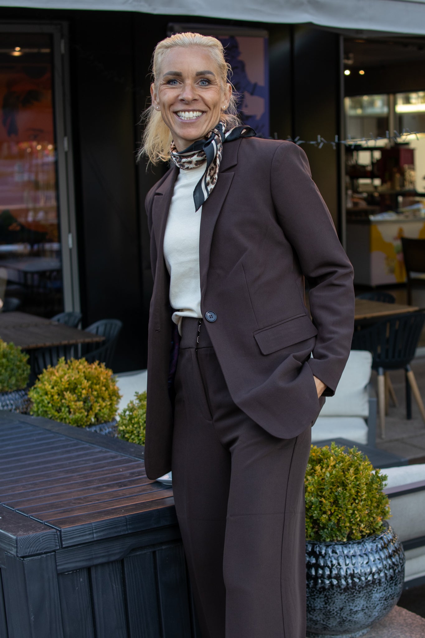 Bussy Blazer - Coffee Brown - Blazer - Helt Dilla AS