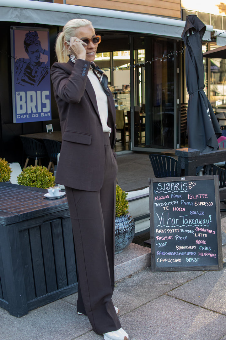 Bussy Pant- Coffee Brown - Bukser - Helt Dilla AS