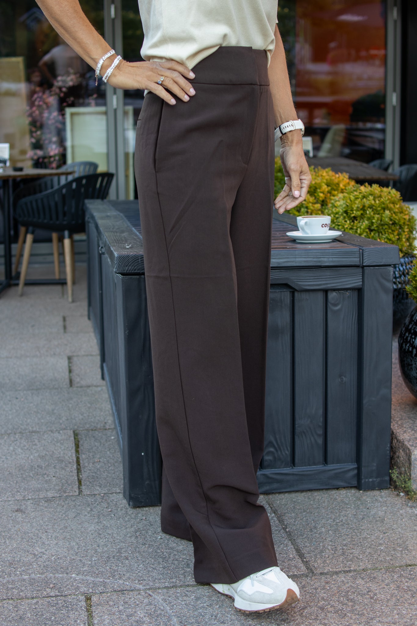Bussy Pant- Coffee Brown - Bukser - Helt Dilla AS