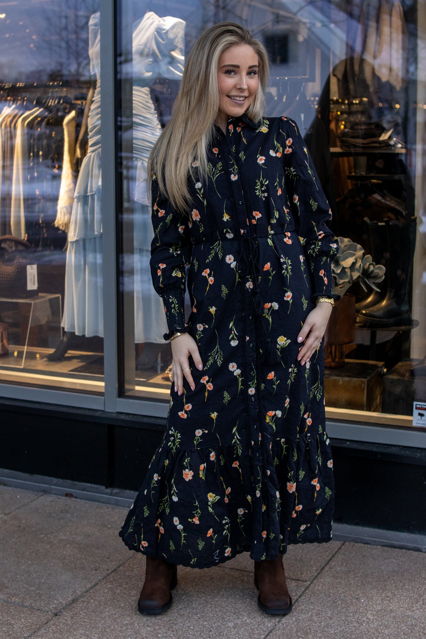 Somelli LS Long Shirt Dress - Kjoler - Helt Dilla AS