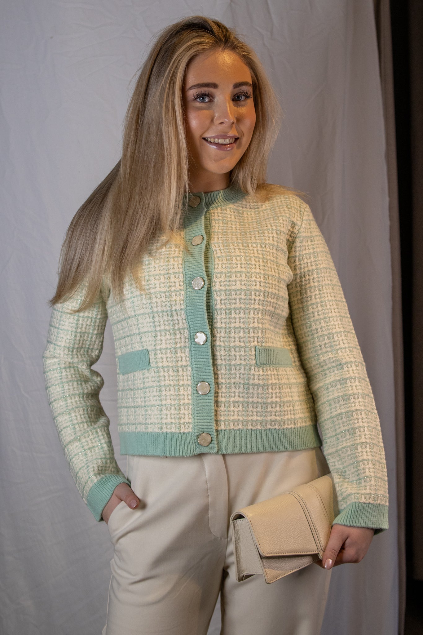 Slivia Short Knit Cardigan - Cardigans - Helt Dilla AS