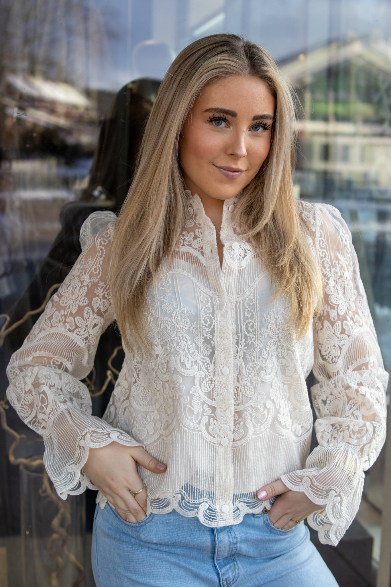 Saruna Bluse - Birch - Bluser - Helt Dilla AS