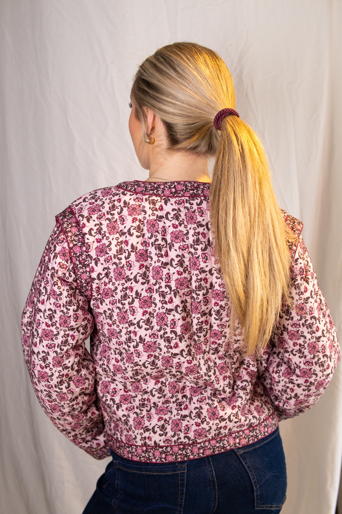 Paula Padded Jacket - Pristine Retriva Print - Yttertøy - Helt Dilla AS