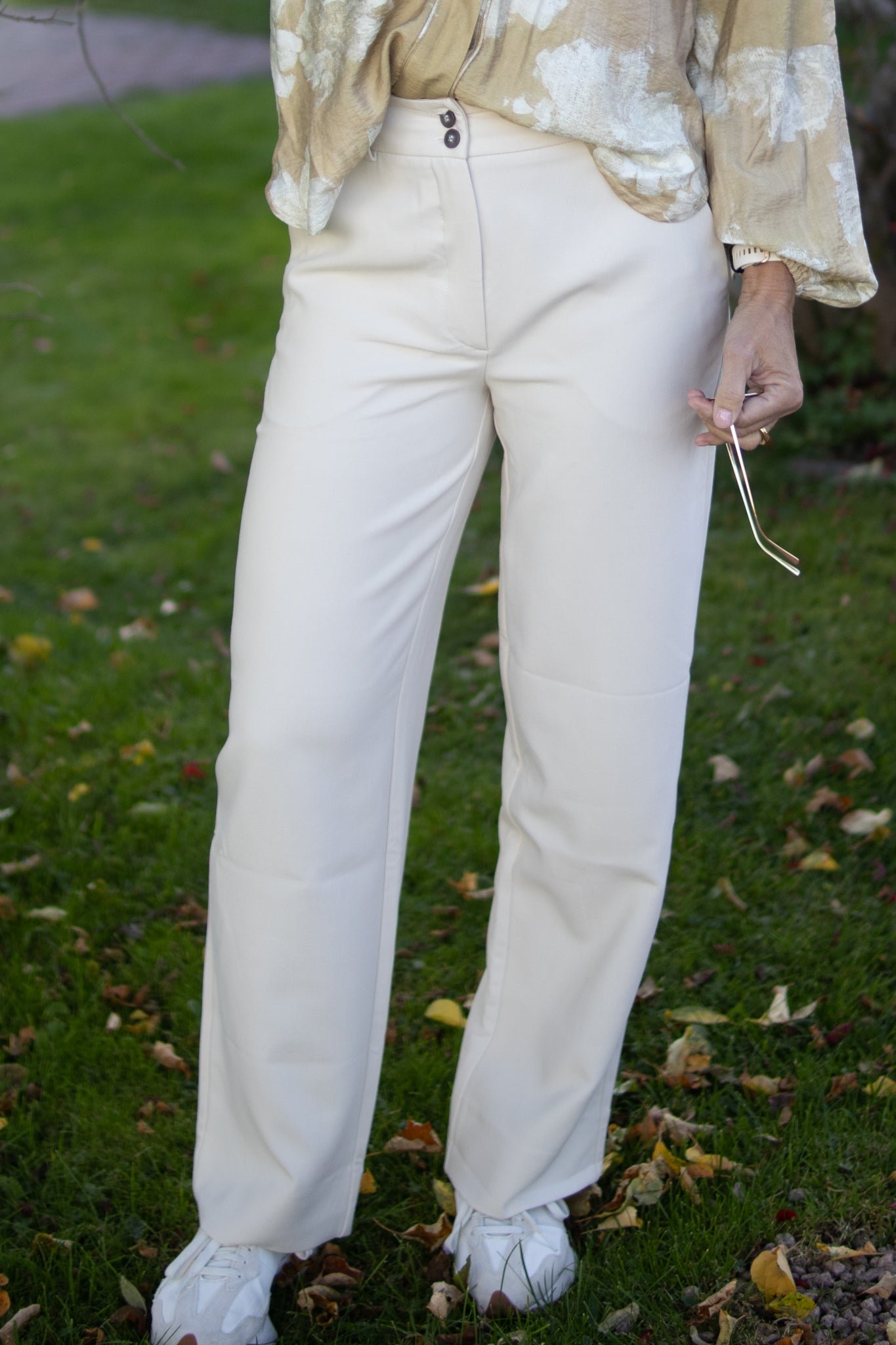 Sophia Regular - Ivory Melange - Bukser - Helt Dilla AS