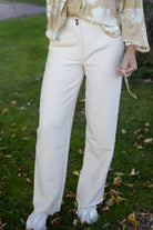 Sophia Regular - Ivory Melange - Bukser - Helt Dilla AS