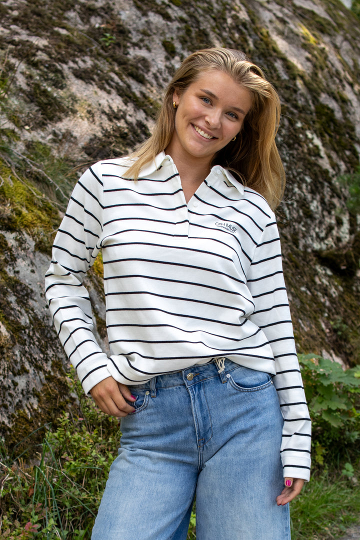 Muse Polo - Jet stream w black - Singlet, Topper & T-skjorter - Helt Dilla AS