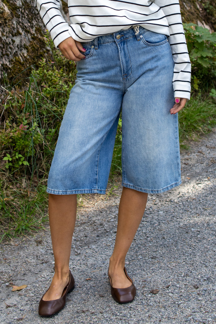 Augusta Long shorts - denim blue