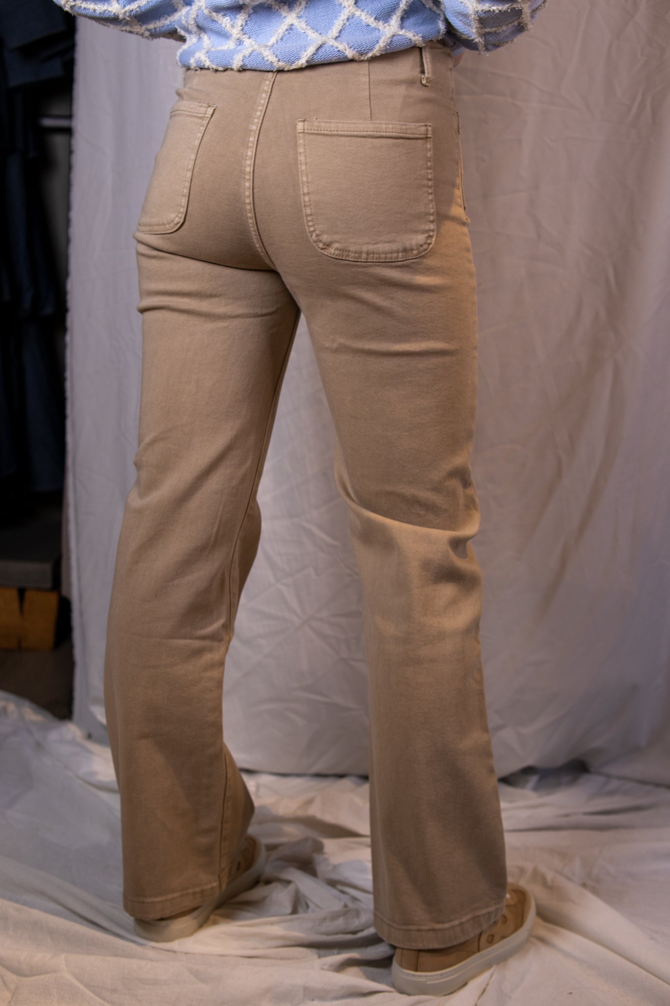 Miss Bon Jeans - Beige - Bukser - Helt Dilla AS