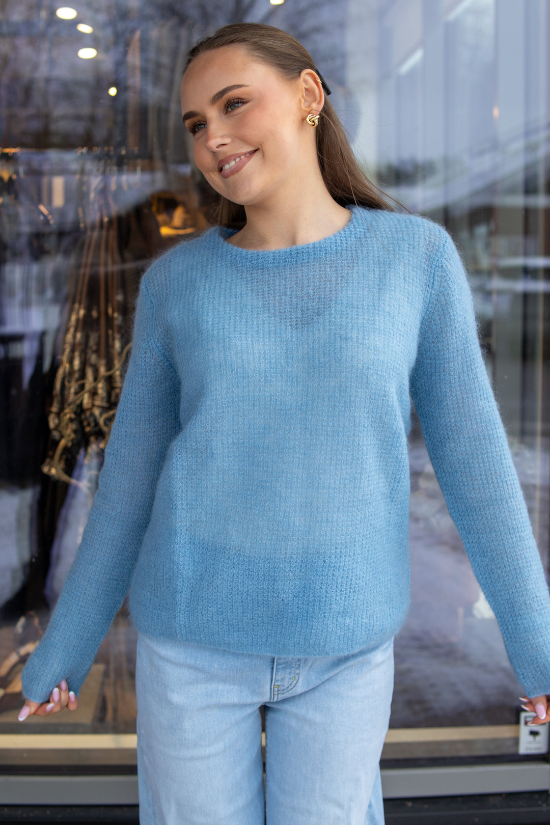 New Maddy - Sky Blue - Genser - Helt Dilla AS