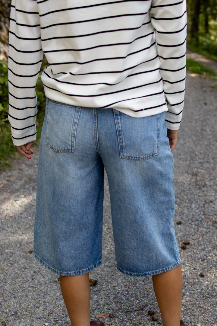 Augusta Long shorts - denim blue