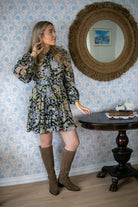 Striped organza mini Dress- Callidora - Kjoler - Helt Dilla AS