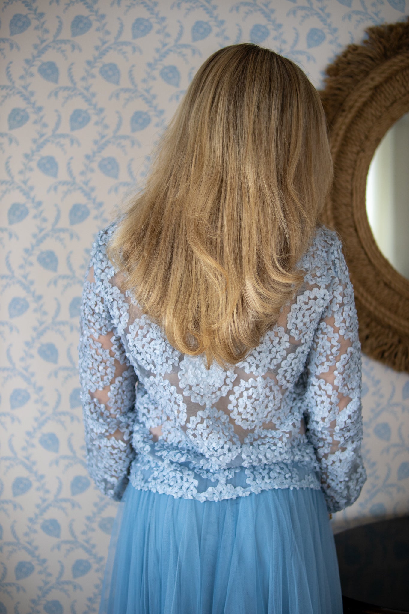 Topp med 3D-effekt - Blå - Topp - Helt Dilla AS