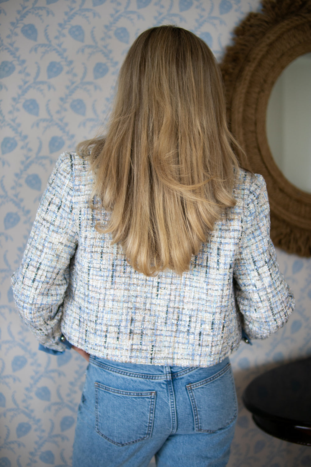 Blazer med denim - Blue Ciel - Blazer - Helt Dilla AS